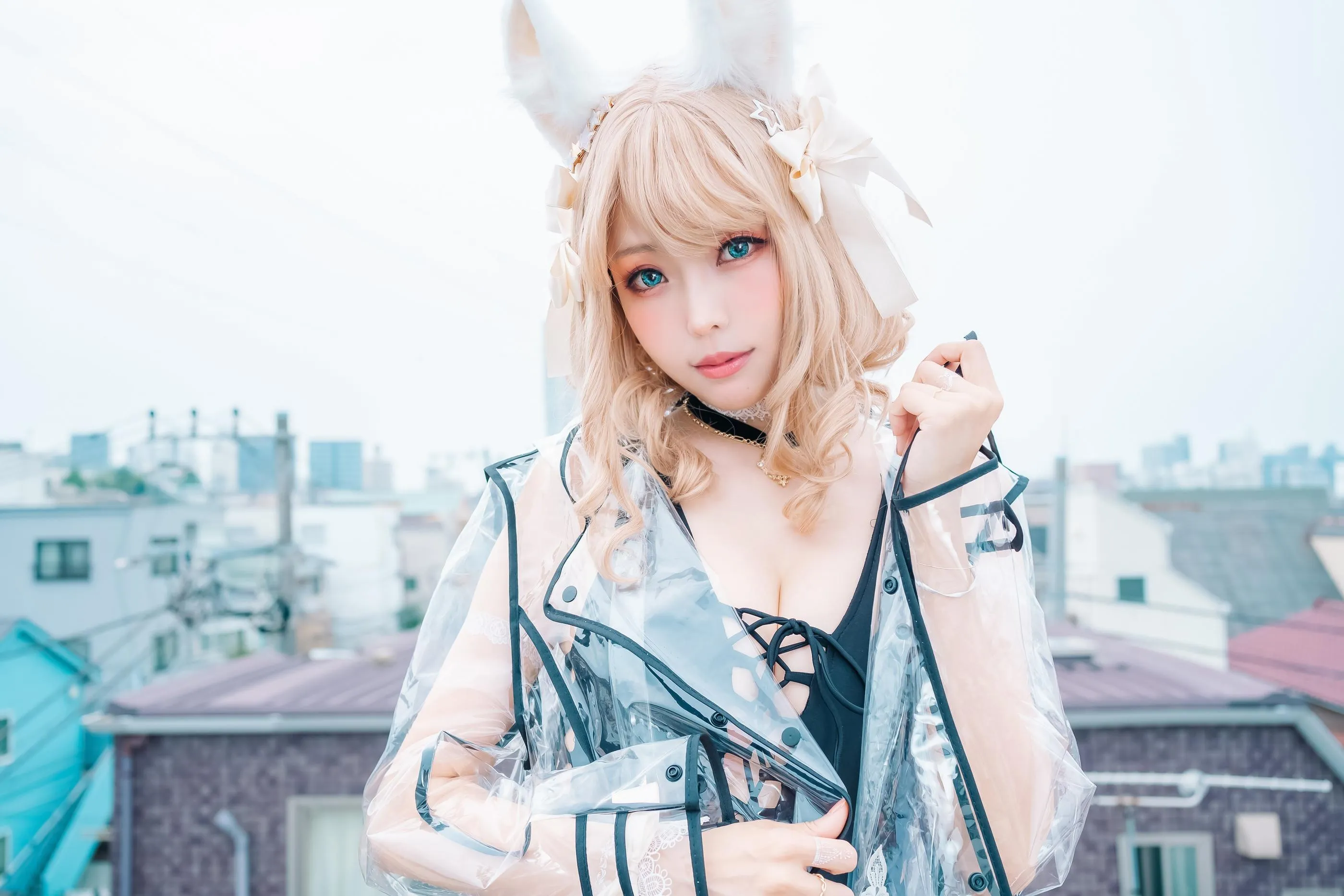 ElyEE子 – NO.82 Fluffy Summer – Original Swimsuit-黑色 [60P]插图7